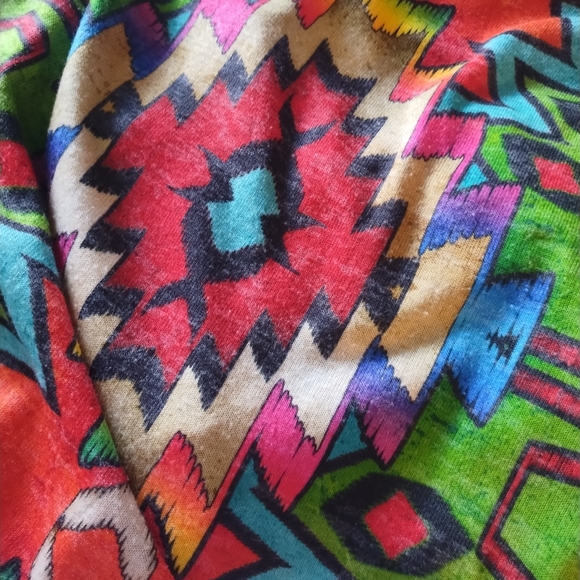 Amma Tunic Top Knit Boho Aztec Southwestern Comfy - Picture 12 of 16